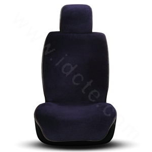 Winter Genuine Wool Auto Cushion Women Fashion Universal Car Seat Covers 11pcs Sets - Purple