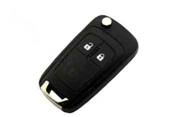 Clasic Genuine Leather Crocodile Grain Auto Key Bags Fold for Buick Excelle - Black Blue