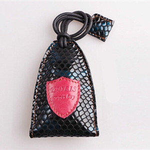 Special Universal Genuine Leather Dot Auto Key Bags - Blue