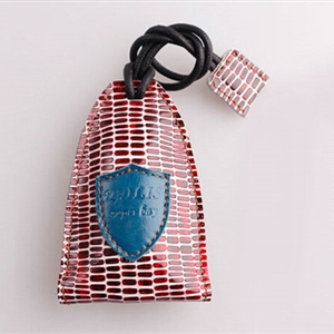 Special Universal Genuine Leather Dot Auto Key Bags - Red