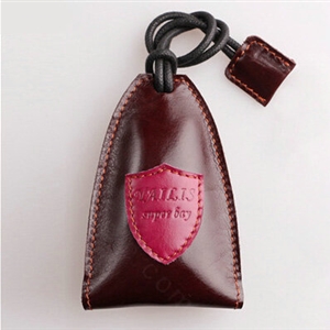 Special Universal Genuine Leather Oil Wax Auto Key Bags - Brown