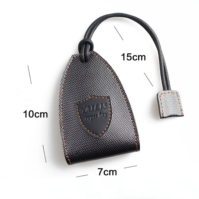 Special Universal Genuine Leather Dot Auto Key Bags - Blue