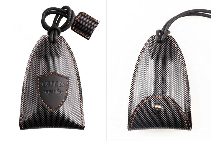 Special Universal Genuine Leather Snakeskin Auto Key Bags - Black