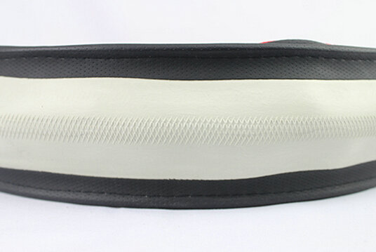 Cheapest Car Steering Wheels Covers Suedette Leather 15 Inch 38CM - Red