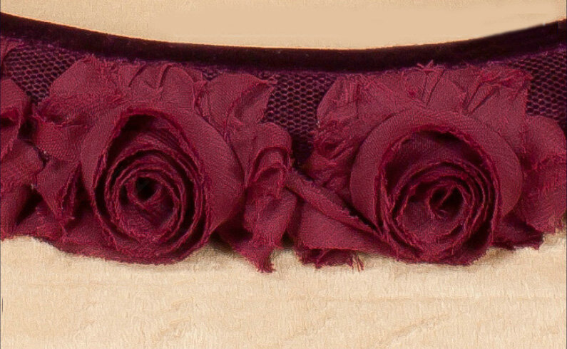 Exquisite Diamond Car Steering Wheel Wrap Cotton 15 Inch 38CM - Red