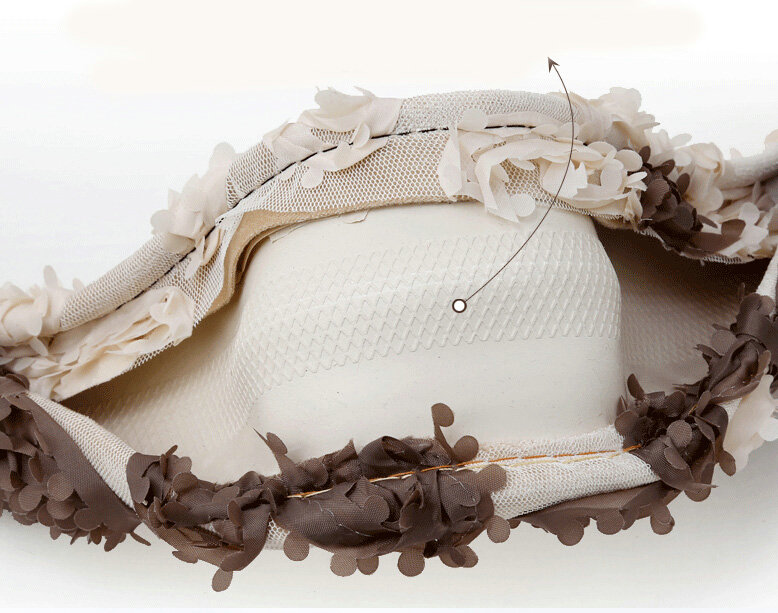 Flower Car Steering Wheel Cover Rose Bud Silk Fiber Cloth 15 Inch 38CM - Grey