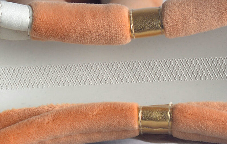 Fringe Auto Steering Wheel Covers Velvet 15 Inch 38CM - Brown