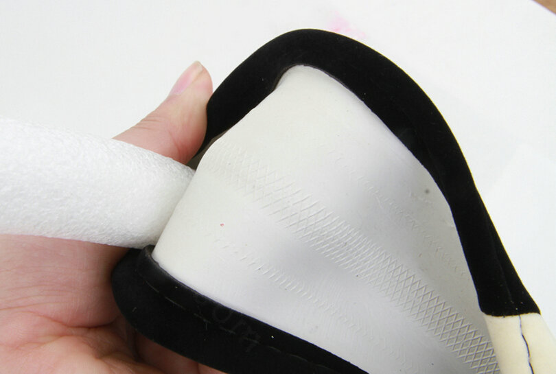 Fringe Auto Steering Wheel Wrap Velvet 15 Inch 38CM - Black