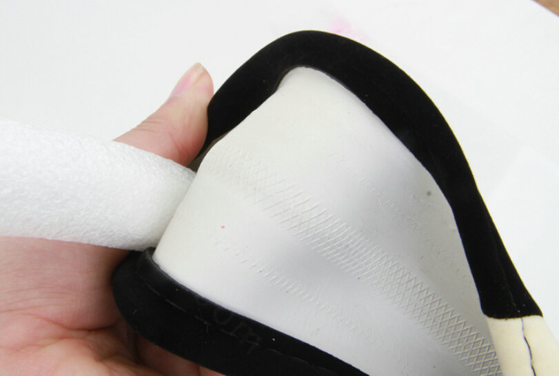 Fringe Auto Steering Wheel Wrap Velvet 15 Inch 38CM - Red