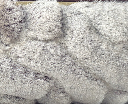 Personalized Auto Steering Wheel Covers Velvet 15 Inch 38CM - Grey