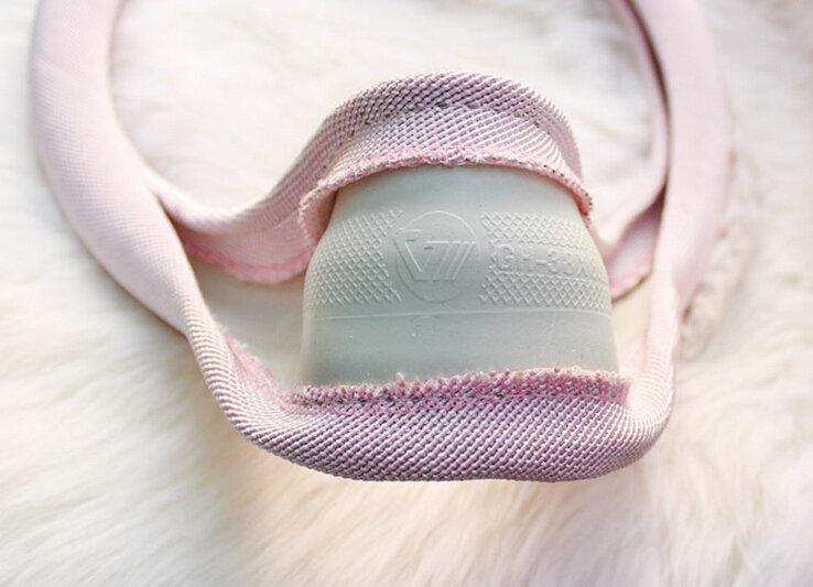 Pink Camellia Car Steering Wheel Covers Velvet 15 Inch 38CM - Pink