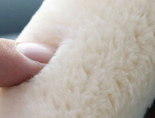 Classic Leopard Print Auto Steering Wheel Wrap Velvet 15 Inch 38CM - Gold