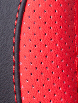 Cooling Car Steering Wheel Wrap PVC 15 Inch 38CM - Black Blue