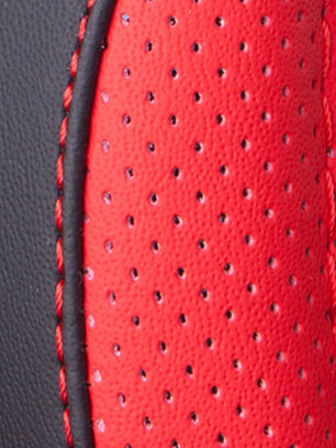 Cooling Car Steering Wheel Wrap PVC 15 Inch 38CM - Black Green