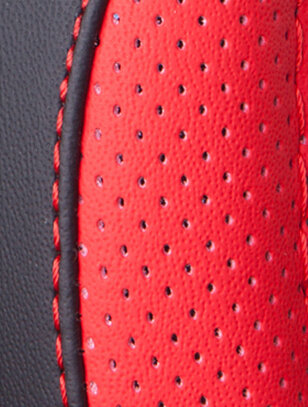 Cooling Car Steering Wheel Wrap PVC 15 Inch 38CM - Black Yellow