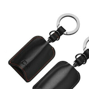 High Quality Genuine Leather Car Key Bags Smart for Audi A7 - Red