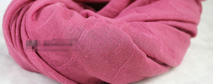 Classic Plaid Unisex Scarf Shawl Winter Warm Cotton Solid Panties 150*120CM - Hide Powder