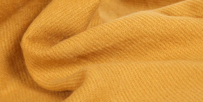 Fashion Tassels Women Scarf Shawl Winter Warm Wool Solid Panties 206*60CM - Yellow