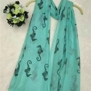 Fashion Unisex Scarf Animal Bamboo Fiber Scarves Wraps 180*90CM - Green
