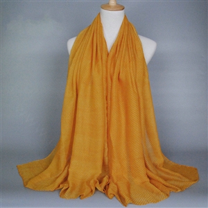 Good Solid Women Scarf Dot Bamboo Fiber Warm Scarves Wraps 180*95CM - Yellow