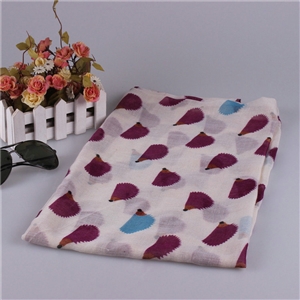 Pretty Chiffon Scarf Shawls Winter Women Polka Dot Print Solid Scarves 180*90CM - Dark Red