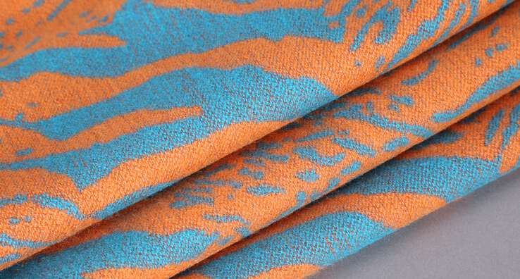 Free Zebra Print Scarves Wrap Women Winter Warm Cashmere 180*60CM - Orange