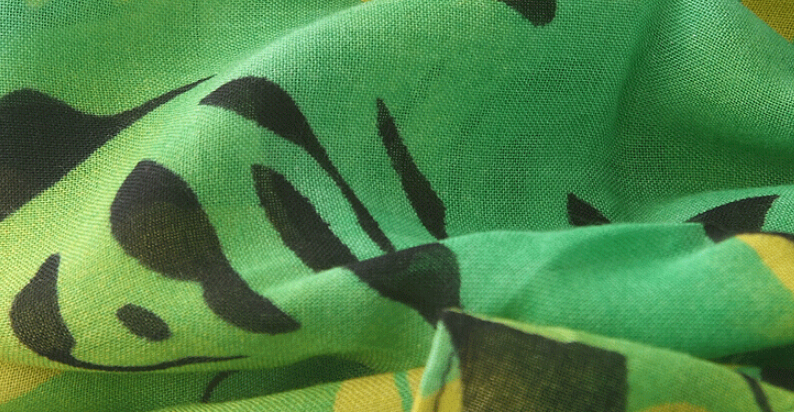 Free Zebra Print Women Scarf Bamboo Fiber Warm Scarves Wraps 180*90CM - Yellow