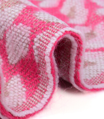 Fringed Leopard Print Scarves Wrap Women Winter Warm Acrylic Panties 195*60CM - Rose