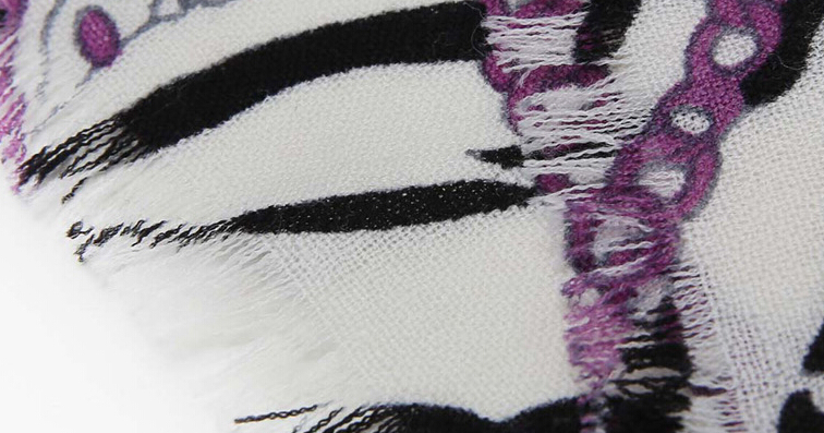 Popular Zebra Print Scarf Shawls Women Winter Warm Wool Panties 180*70CM - Yellow