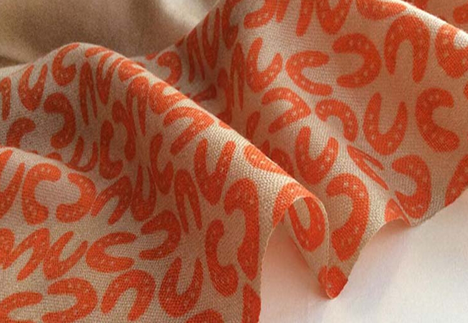 Popular Zebra Print Scarf Shawls Women Winter Warm Wool Panties 200*110CM - Orange