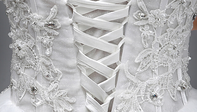 Bridal Sexy Affordable Maternity Wedding Bandeau Lace Strapless Maxi - White