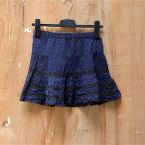 Cute Dresses Summer Ladies Leopard Print Short House - Blue