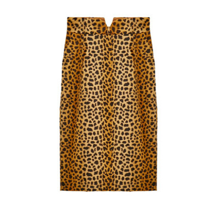 Funky Dresses Women Winter Leopard Print Knee Length Semi Short - Brown