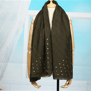 Classic Skull Scarf Scarves For Women Winter Warm Cotton Panties 160*160CM - Army Green