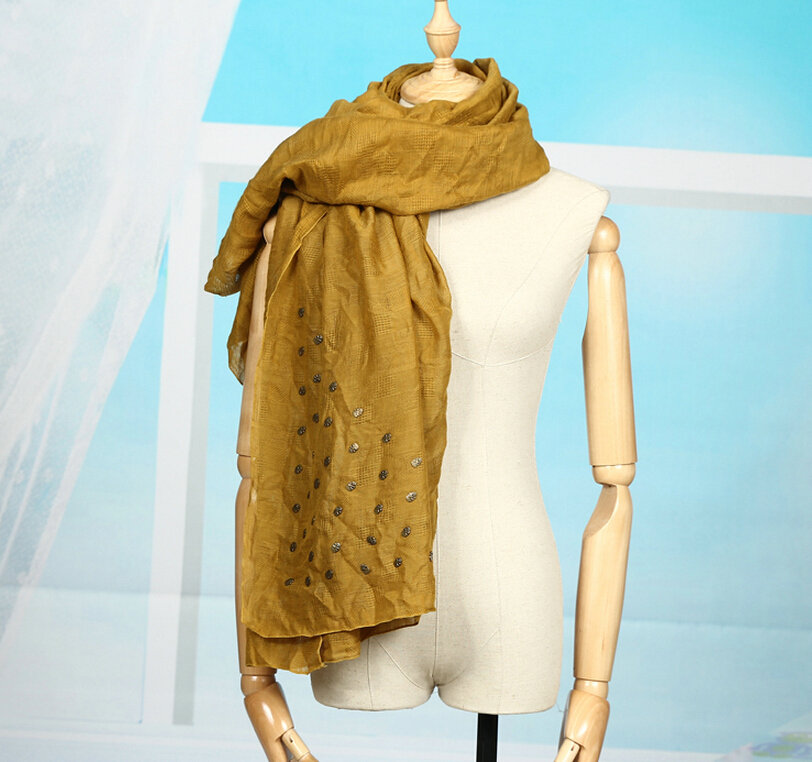 Classic Skull Scarf Scarves For Women Winter Warm Cotton Panties 160*160CM - Curcumin