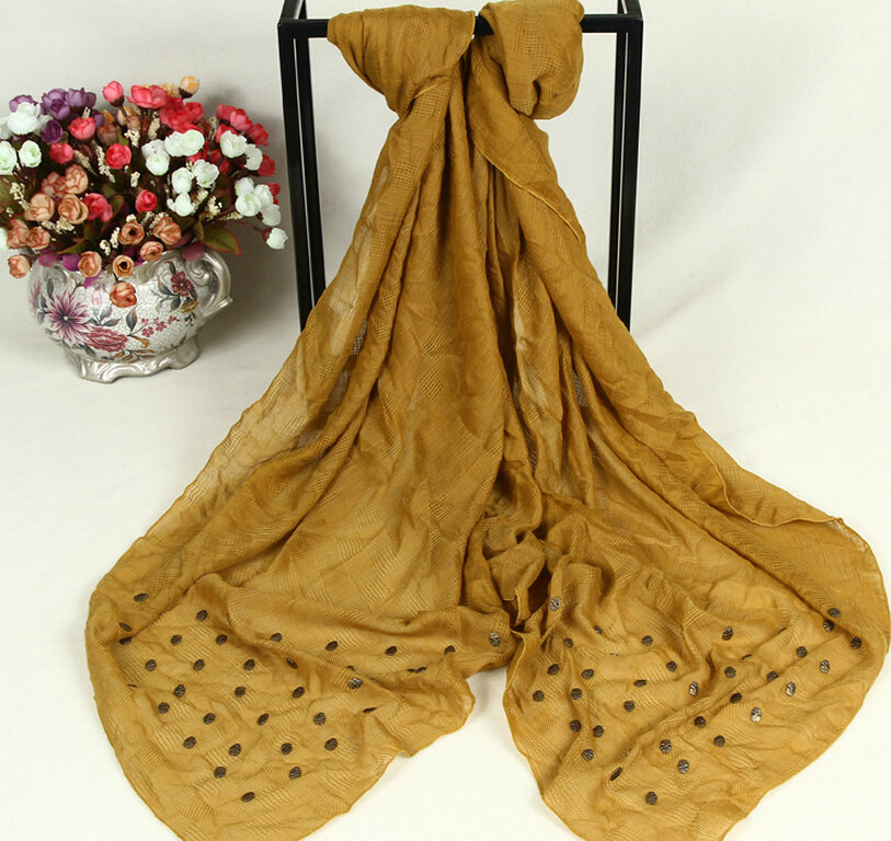 Classic Skull Scarf Scarves For Women Winter Warm Cotton Panties 160*160CM - Curcumin
