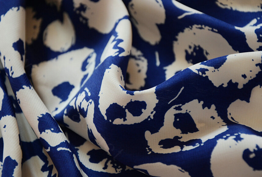 Cool Skull Women Scarf Shawls Winter Warm Polyester Scarves 170*70CM - Blue
