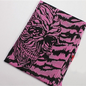 Unique Skull Scarves Wraps Women Winter Warm Wool Panties 200*70CM - Purple