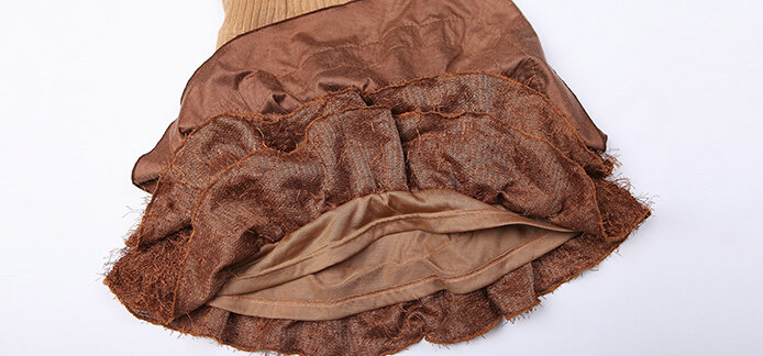 Beautiful Dresses Fall Female Skirts Leopard Print Fake Two Lace - Brown