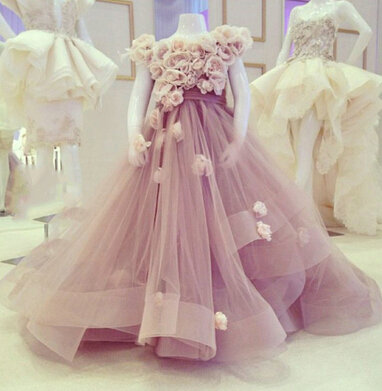 Cute Dresses Winter Flower Girls Sleeveless Embroidery Wedding Party Dress - Pink