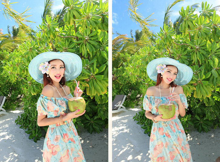 Elegant Dresses Summer Girls Oblique Beach Long Chiffon Bohemian - Light Blue