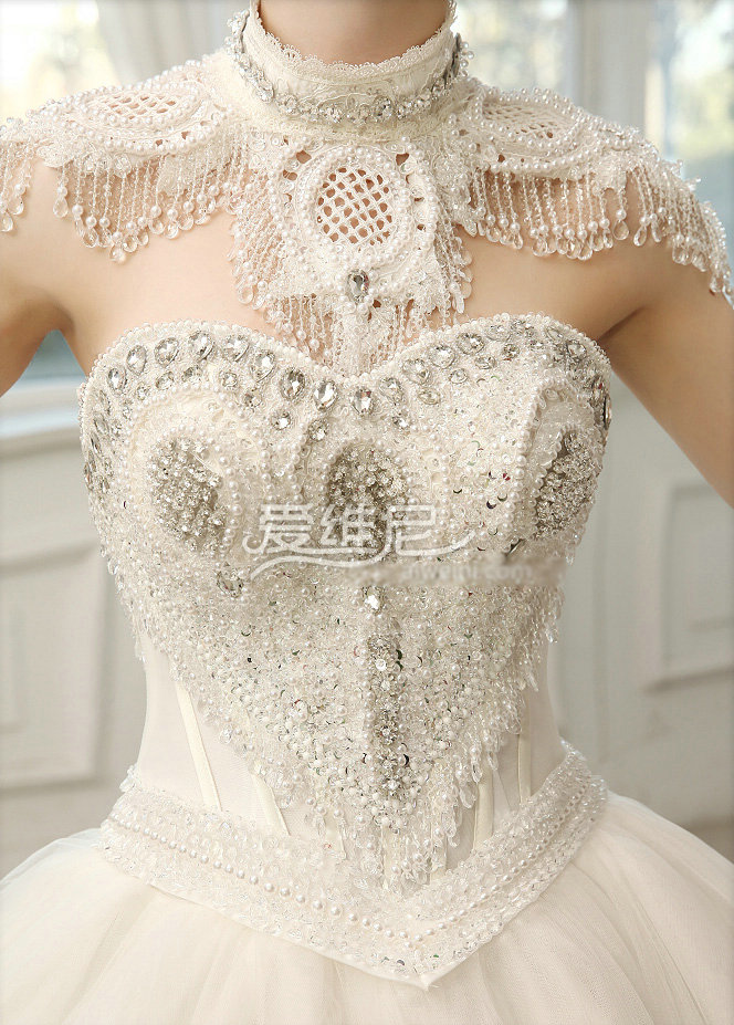 Vintage Lace Pearls Bridal Necklace Cape Wedding Tassel Rhinestone Shoulder Chain Accessories