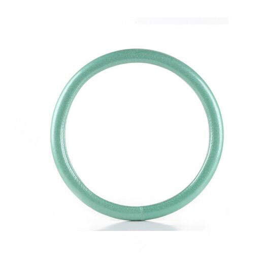 Fashion Women Glitter PU Leather Car Steering Wheel Covers 15 inch 38CM - Green