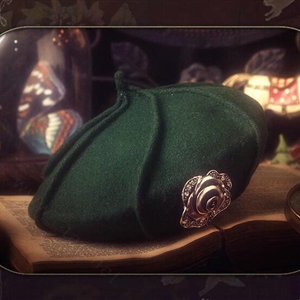 Fashion Modern Girl Diamond Flower Knitted Wool Beanies Caps Party Dress Hats - Green