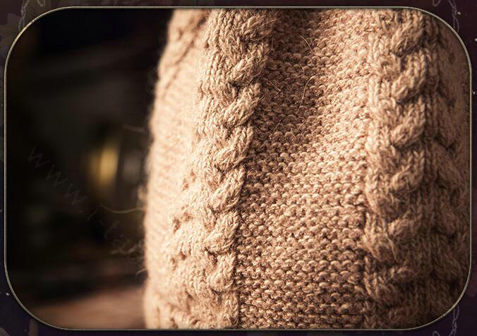 Luxury Women Diamond Crown Knitted Wool Hats Winter Large Fox Fur Pom Poms Caps - Camel