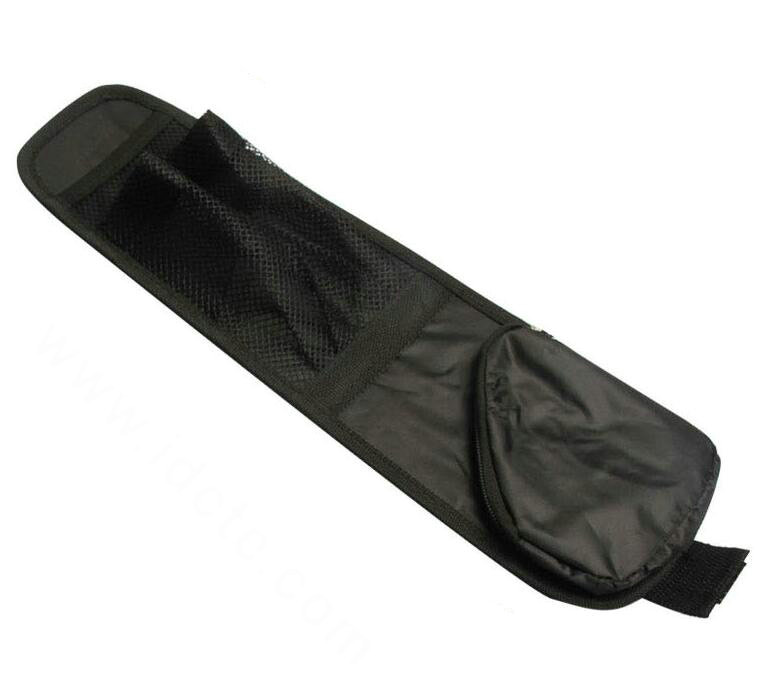 Discount Car Back Seat Side Organizer Holder Travel Storage Bag Mesh Hanger Pocket - Black