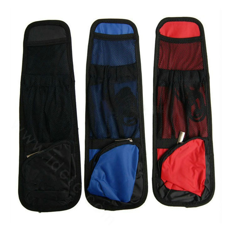 Discount Car Back Seat Side Organizer Holder Travel Storage Bag Mesh Hanger Pocket - Red