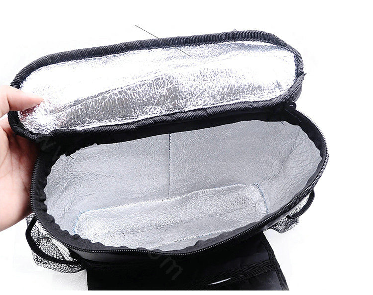 Hot Sell Car Covers Seat Insulated Food Storage Container Basket Stowing Tidying Bags - Black
