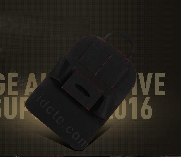 Large Waterproof Felt Car Seat Back Organizer Holder Pocket Hanger Storage Bag - Black