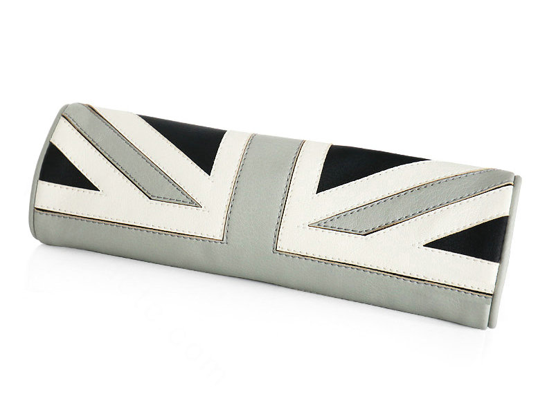 2pcs Car Safety Seat Belt Covers United Kingdom UK Flag Leather Shoulder Pads - Black